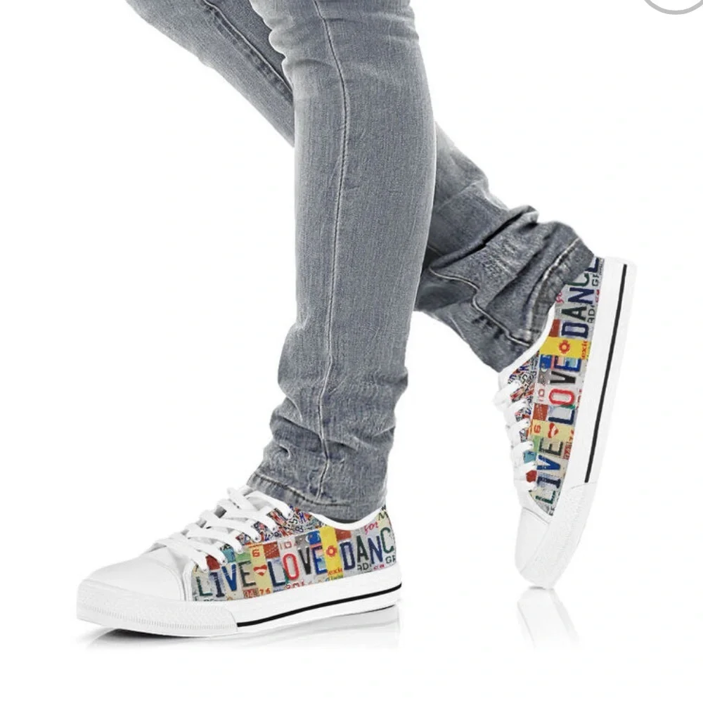 Live Love Dance Graphic Shoes For Men(7) & Women (9) - Picture 11 of 11